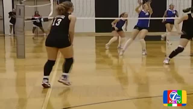 High school volleyball player with nasty overhand attack commits to Nebraska as a junior in 2003