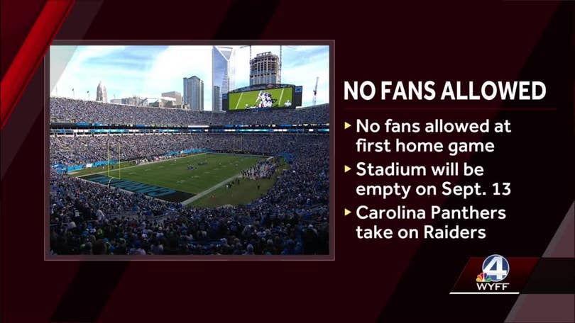 Carolina Panthers: Will fans be allowed to attend games