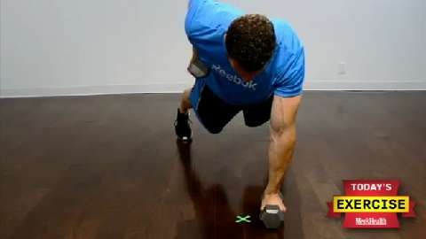 preview for Pushup Position Row with Squat Thrust