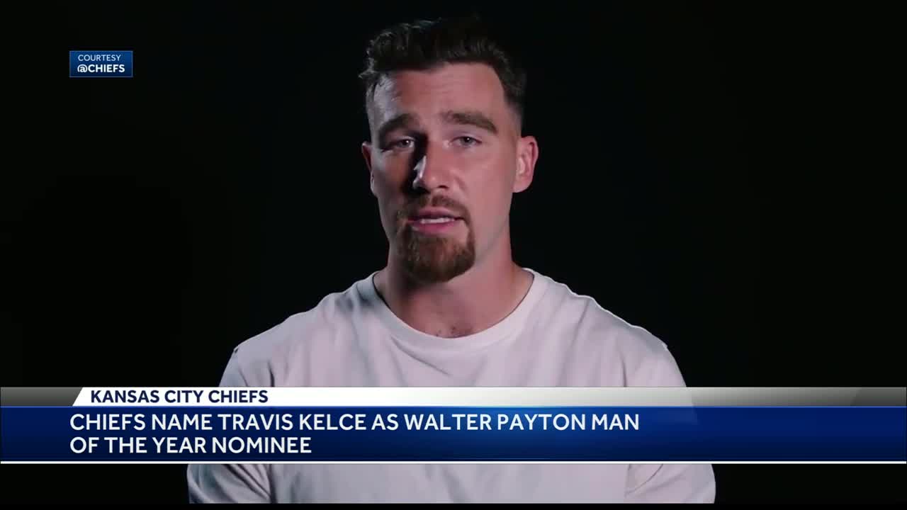 Tight End Travis Kelce Named Chiefs Nominee for Walter Payton NFL Man of the  Year Award Presented by Nationwide