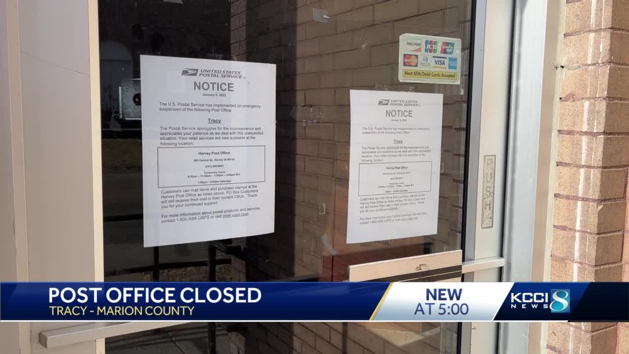 Tracy post office closed after pipes in the building burst