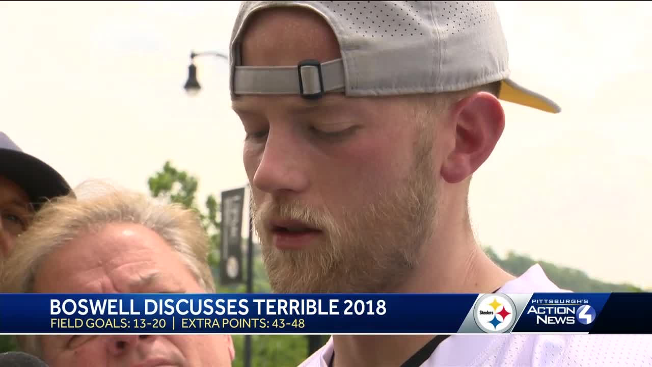 Bounce-back Boz? Steelers' Boswell aims past bumpy kicks