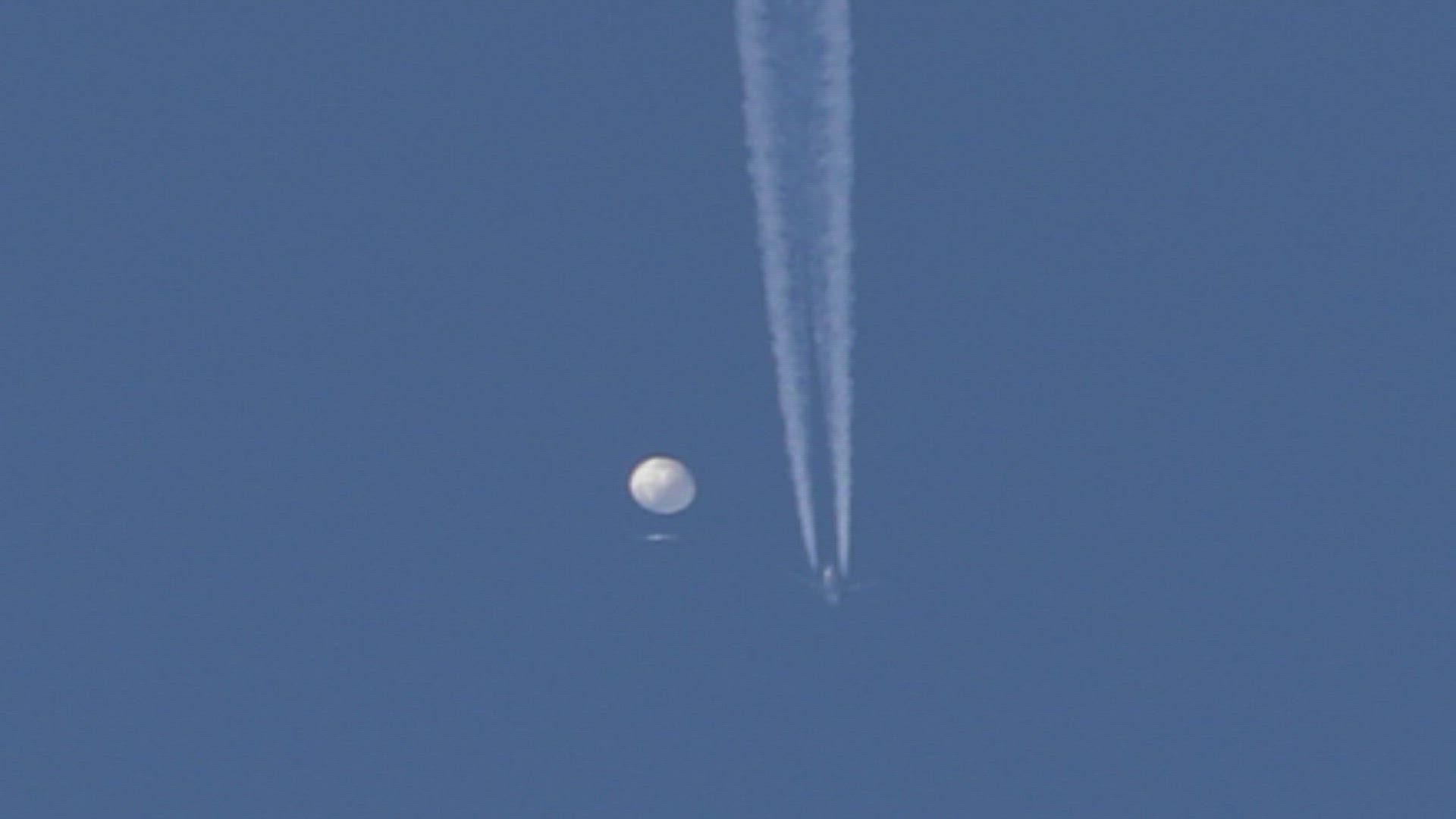 US tracking balloon seen over southwest earlier Friday, but