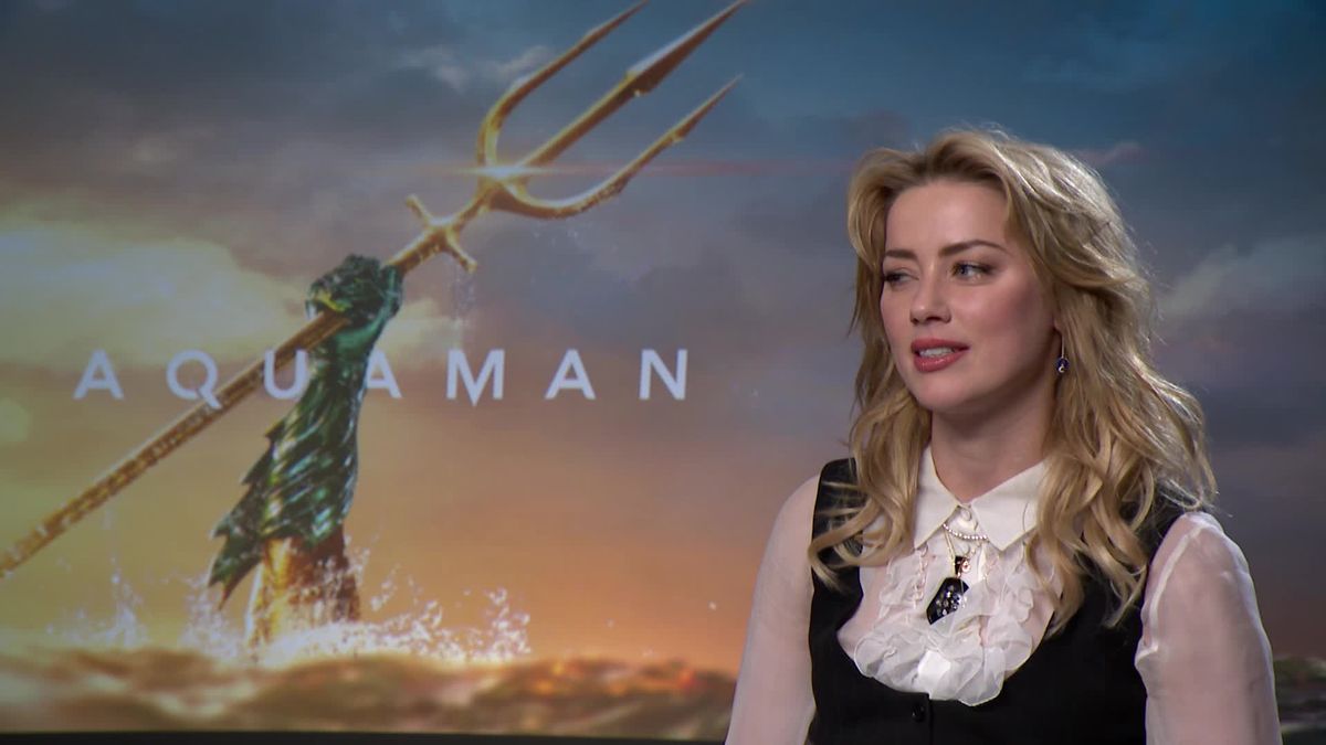 preview for Amber Heard 'Aquaman' Interview