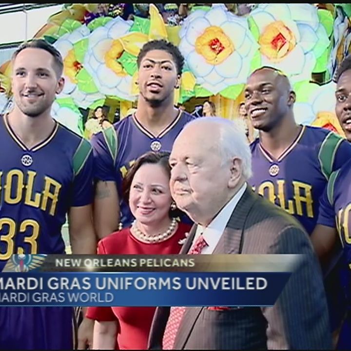 Pelicans Unveil New Mardi Gras Themed Uniforms – SportsLogos.Net News
