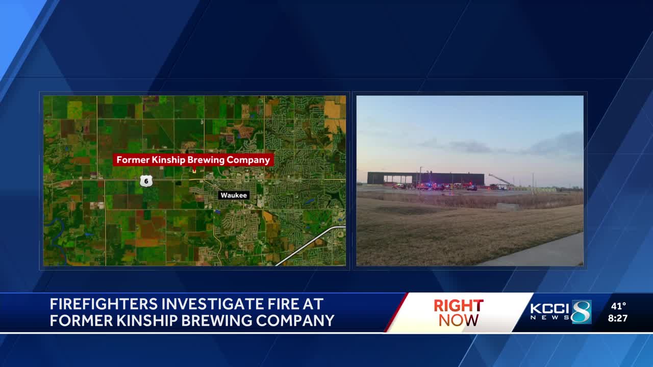 Crews investigating fire at former Kinship Brewing location in Waukee