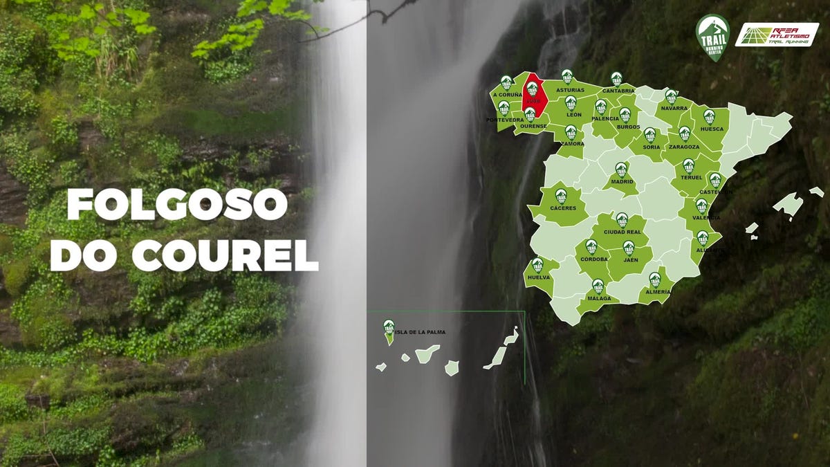 fotografía del mapa de la red 'trail running center'