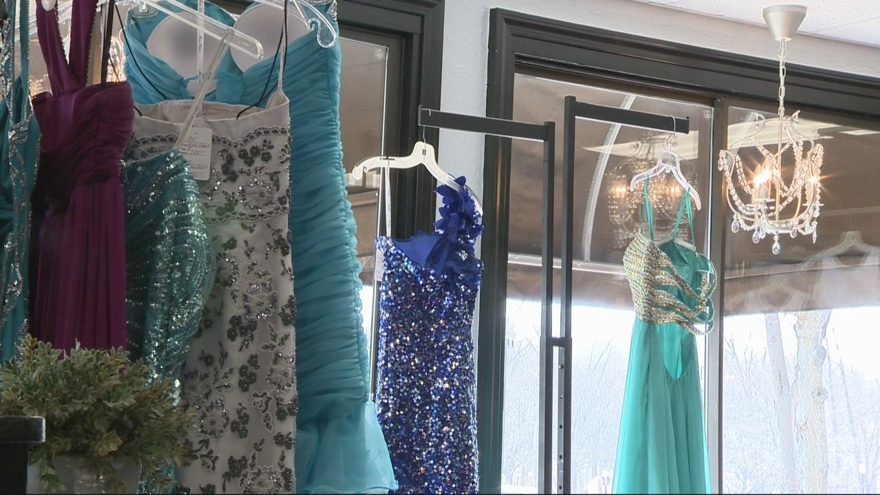 Formal Dress Window Display