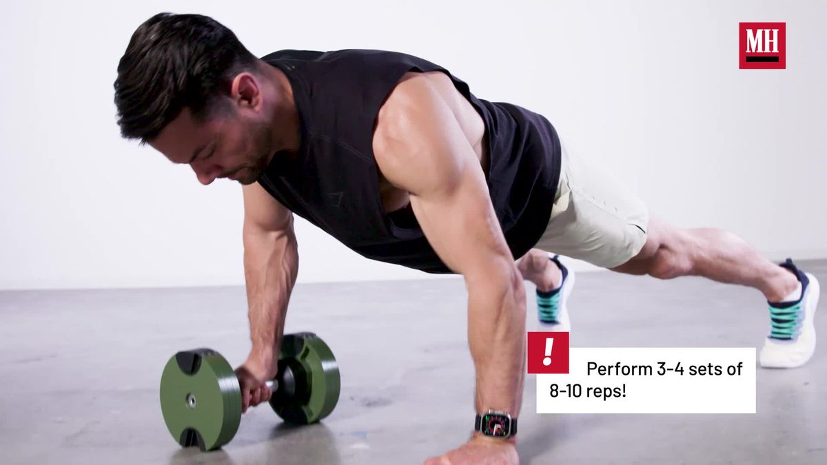 preview for Build Strength and Stability With This Shoulder Tap Pushup | 20-Minute Muscle
