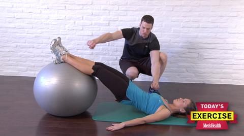 Men's health 2025 exercise ball