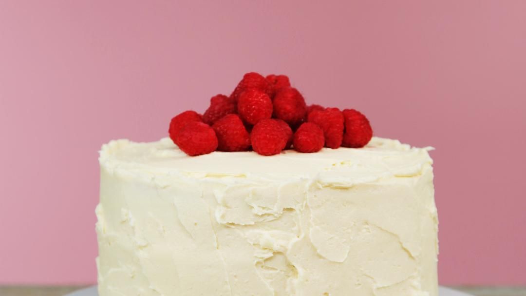 preview for How to Make White Cake with Raspberry Curd Filling