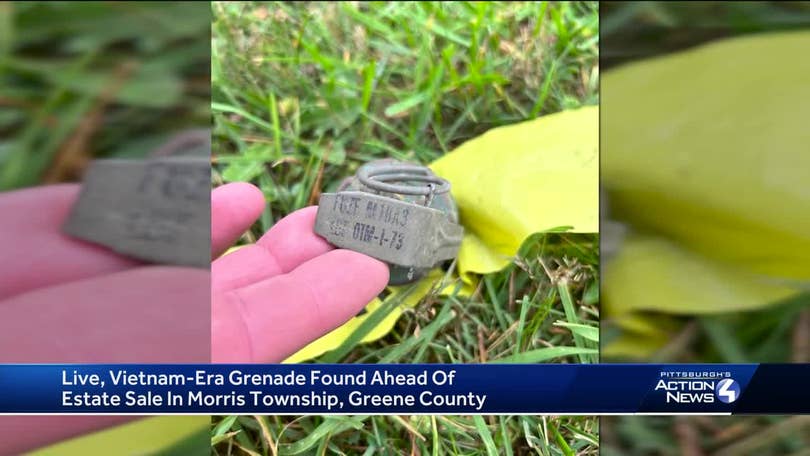 Live Vietnam-era grenade found while preparing for estate sale