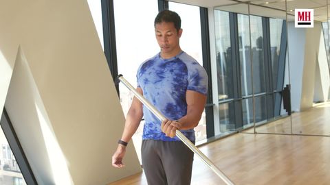 preview for This Super Simple Movement Builds Forearms | Men’s Health Muscle