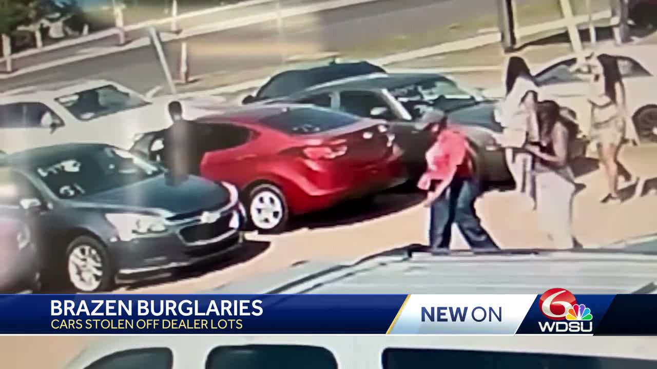 Thieves steal cars right off dealership lots in Kenner