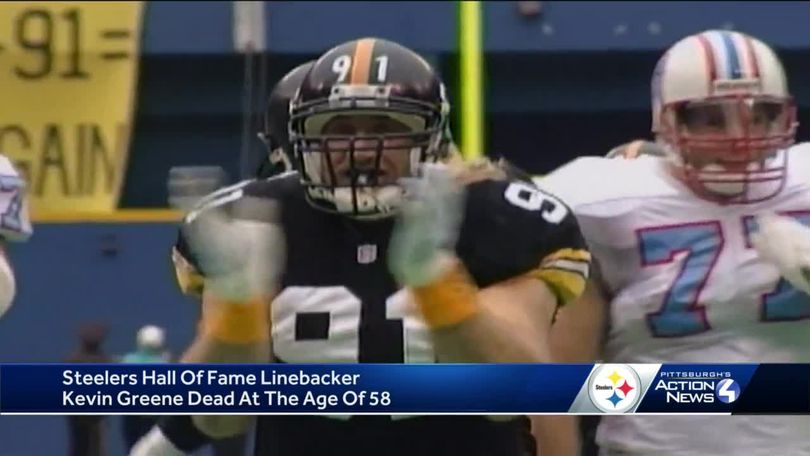 KEVIN GREENE: Former Pittsburgh Steelers linebacker and Pro Football Hall  of Fame member dies