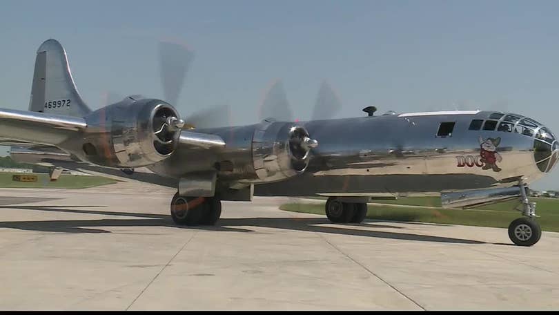 Historic B 29 From World War Ii Flies Into Kc Area