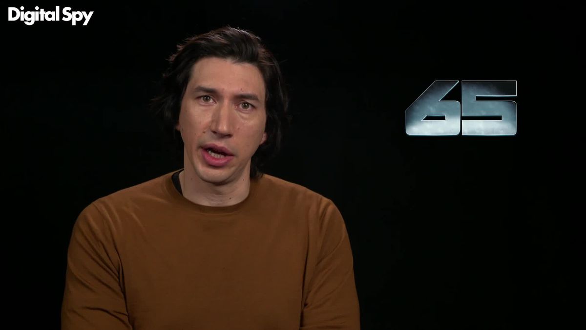 preview for 65's Adam Driver on working with CGI dinosaurs
