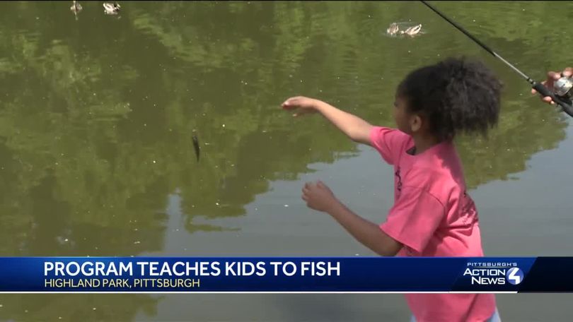 Let's go fishing! Program teaches kids to fish in Pittsburgh