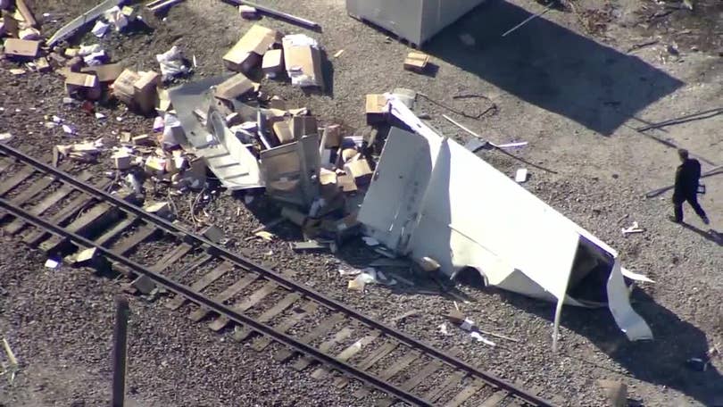 Nairne crash: Driver escapes injury in freight train crash