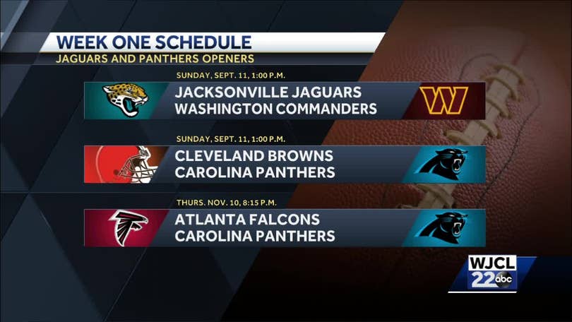 Carolina Panthers 2022 NFL schedule released