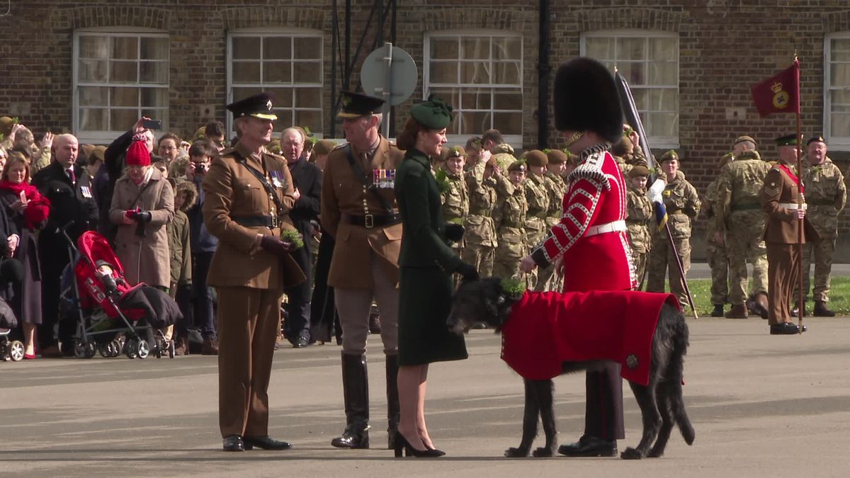 preview for The Duchess of Cambridge takes part in St Patrick's Day parade