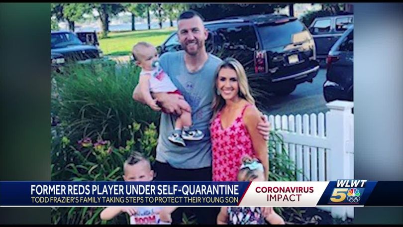 Former Cincinnati Reds player Todd Frazier under self-quarantine with family  to protect young son