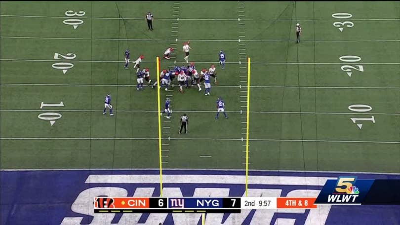 Webb Rallies Giants Over Bengals With 2 TD Passes to Bachman