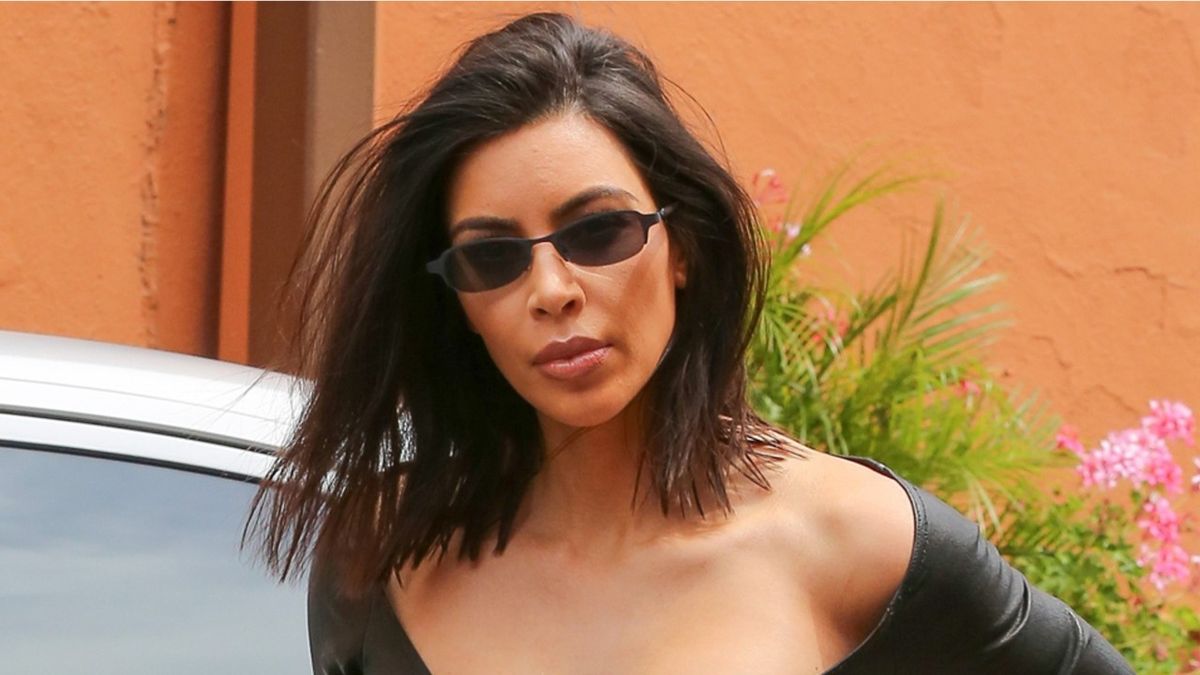 preview for On Kanye West's Advice, Kim Kardashian Now Only Wears Skinny, Matrix-Style Sunglasses