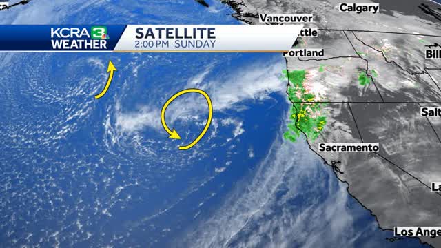 Timing out the rain and snow in Northern California