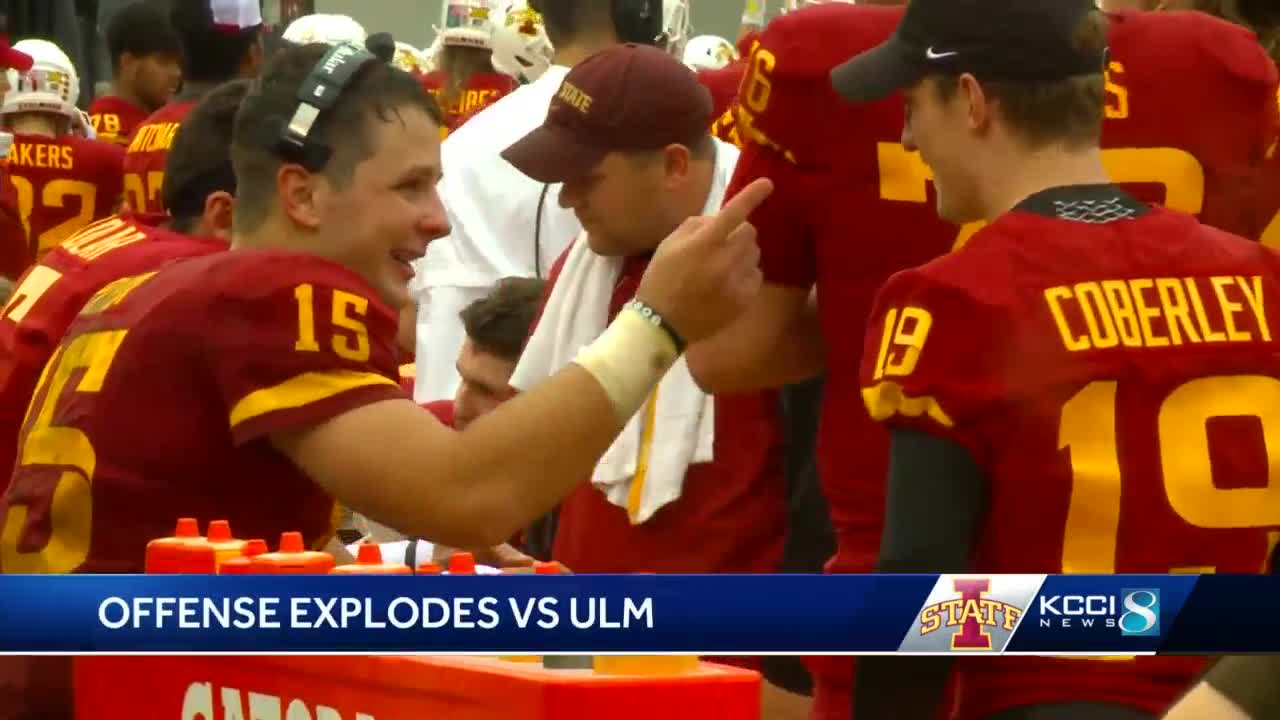 Purdy scores 6 TDs, Iowa State throttles ULM 72-20