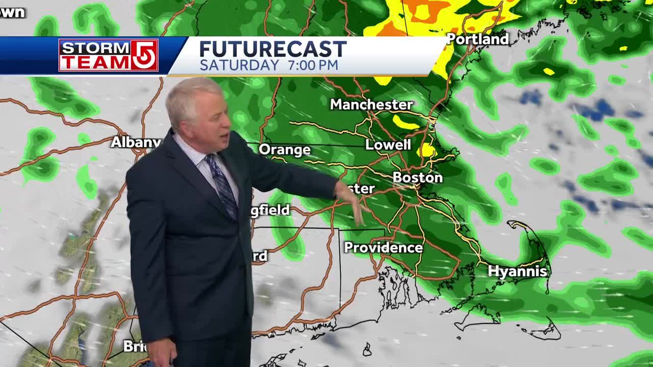 Video: Weekend brings rain, then wind to Mass.