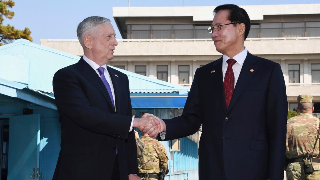 preview for Mattis Lays Down the Law For North Korea On Visit to DMZ