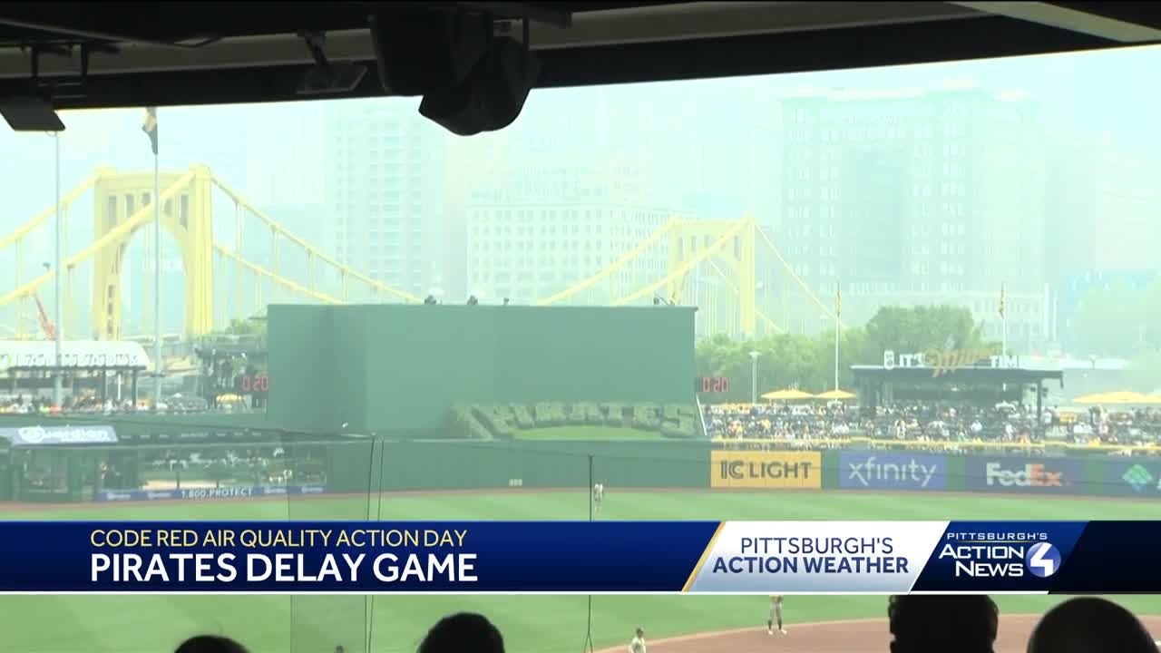 Air quality concerns delay Pittsburgh Pirates game