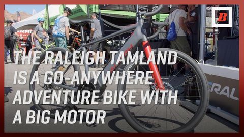 preview for The Raleigh Tamland Is A Go-Anywhere Adventure Bike With A Big Motor