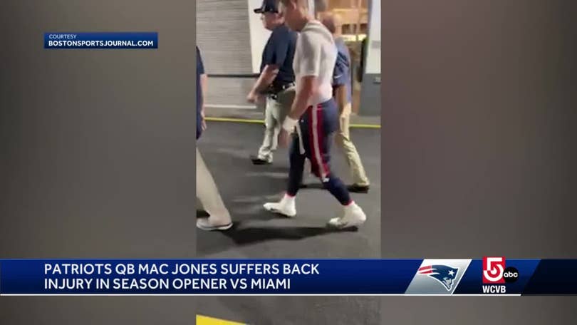 Patriots QB Mac Jones injured in season opener against Dolphins