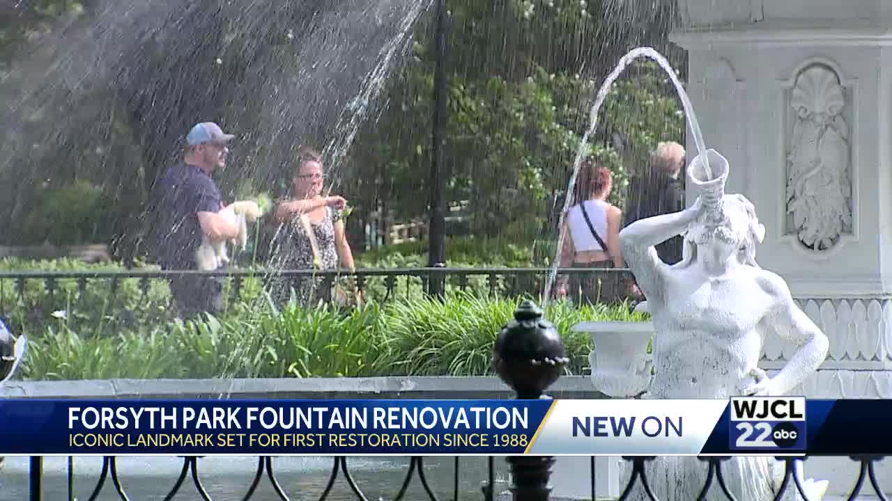 Officials: Fountain at Savannah's Forsyth Park to be removed for restoration