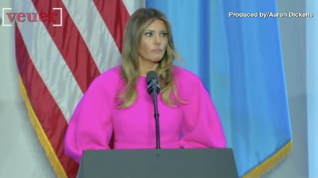 preview for Melania Trump Makes Surprise Visit to Detroit School, Addressing Bullying