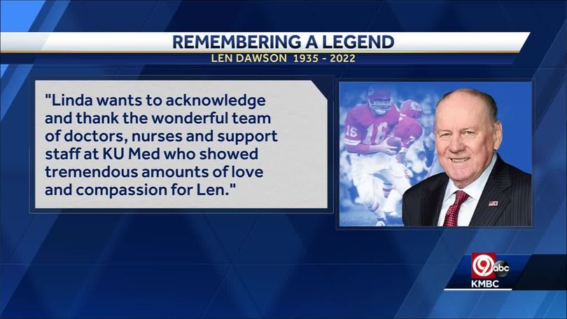 Men's Nike Len Dawson Red Kansas City Chiefs Game Retired Player