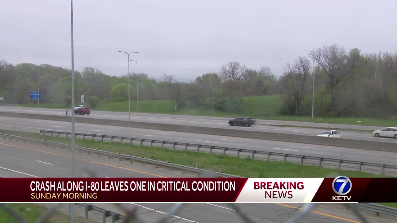 One injured in I-80 crash