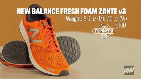 preview for Editor's Choice: New Balance Fresh Foam Zante v3