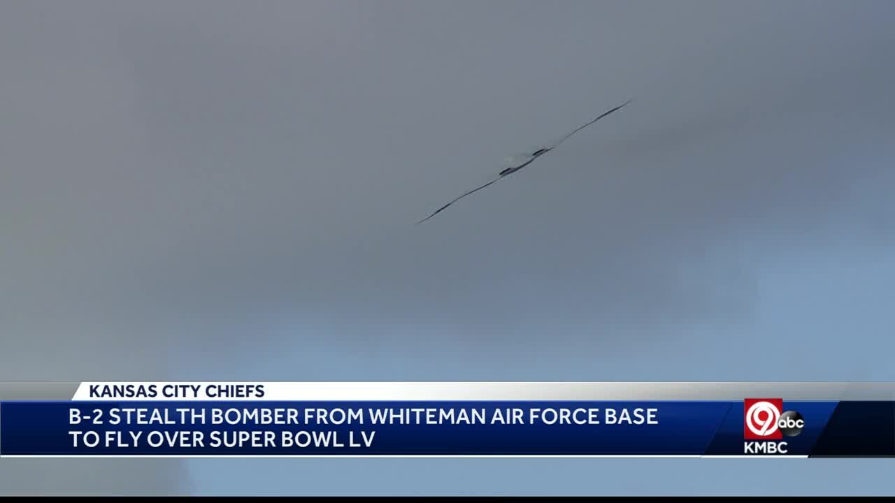 B2 Stealth Bomber flyover; Arrowhead Stadium, Kansas City 