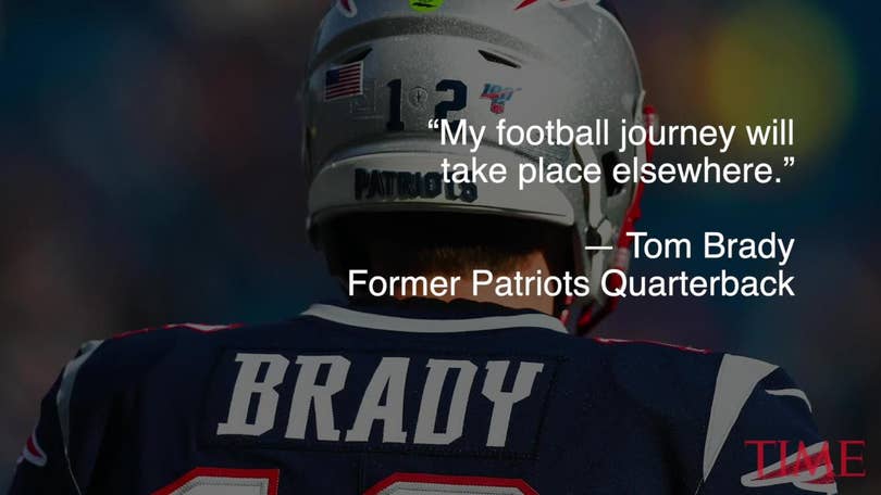 My football journey will take place elsewhere:' Tom Brady is leaving the  Patriots