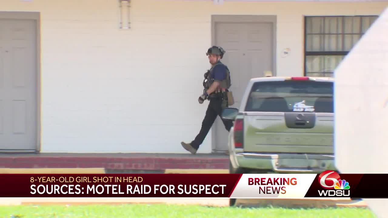 Sources: U.S. Marshals on scene of Gretna motel in connection with shooting of 8-year-old girl