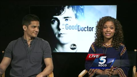 preview for Actors from ABC's "The Good Doctor" talk to KOCO