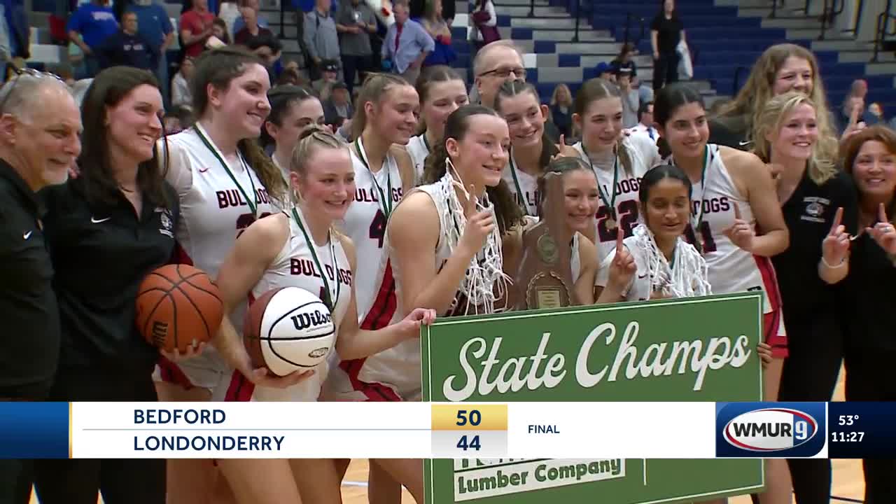 Bedford girls basketball secures back-to-back state championships