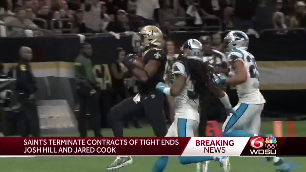 New Orleans Saints release tight ends Jared Cook and Josh Hill, NFL News