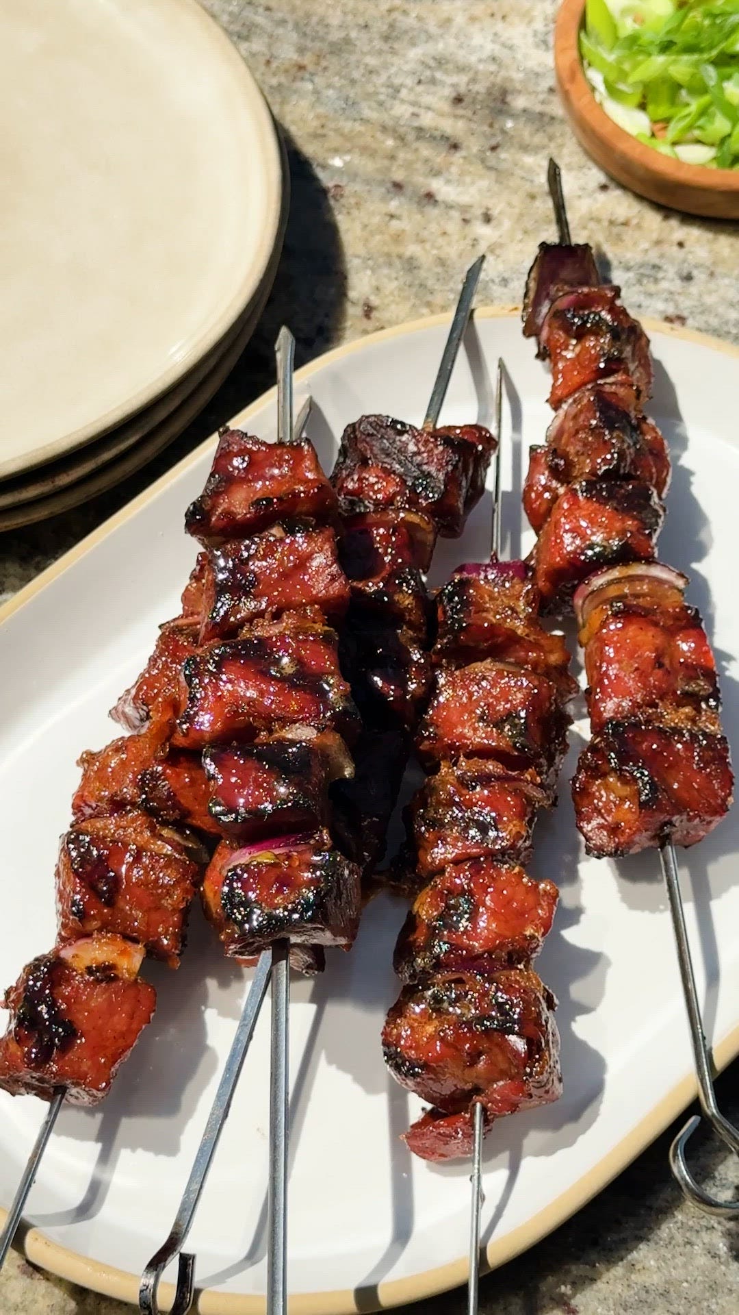 preview for These Sticky Soy Steak Skewers Are Perfect Thanks To My Secret Tenderizing Method