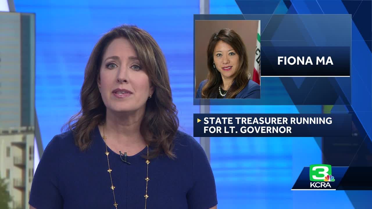 State Treasurer Fiona Ma formally announces bid for CA lieutenant governor