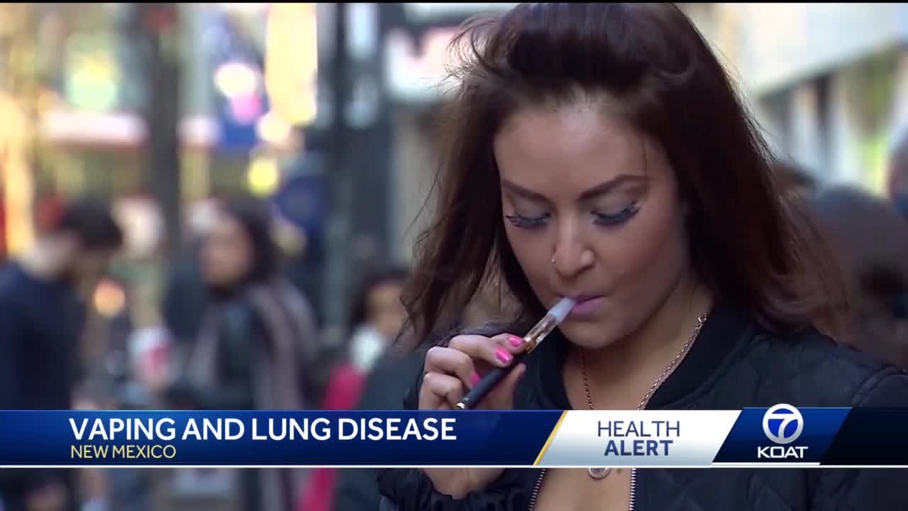 Health officials warn vaping may be linked to lung disease