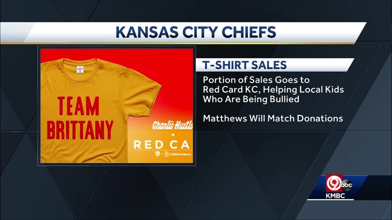 Charlie Hustle 'Team Brittany' T-shirts benefit Kansas City anti-bullying  charity